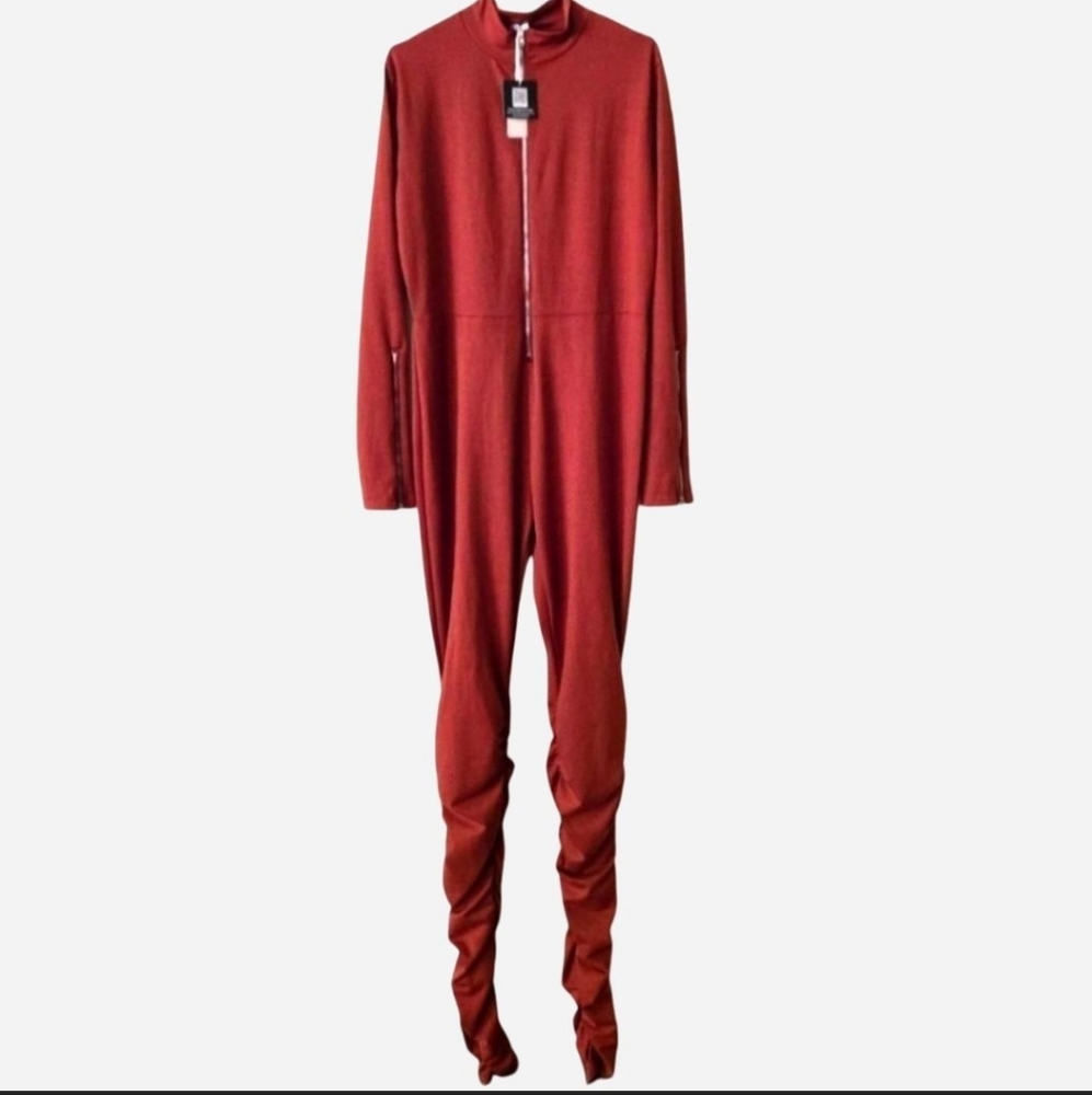 SOLD!!! NWT Women's Stacked Long Sleeve Jumpsuit - Picture 2 of 2